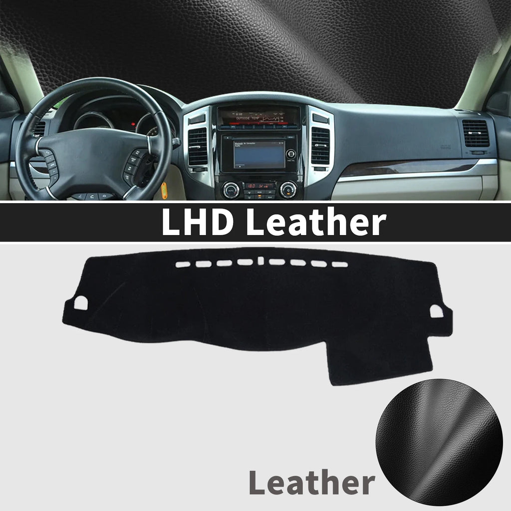 for Mitsubishi Pajero Shogun Montero 2006-2020 V80 V87 V93 V97 Dashmat Dashboard Cover Pad Protective Carpet DashMat Sunshade